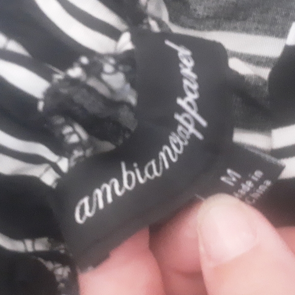 Nwt Ambiance Apparel Paper Bag Waist Shorts Sz M - Picture 4 of 5